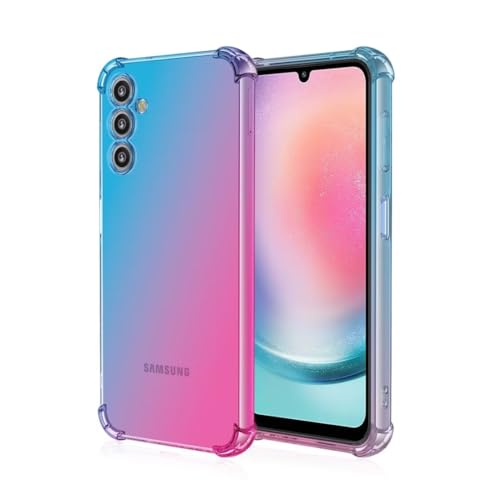 JIAFEI Hülle für Samsung Galaxy A35 5G Gradient Color Handyhülle TPU Gradient Dünn Schutzhülle Anti-Fall Handytasche Handy Case Kompatibel mit Samsung Galaxy A35 5G, Blau/Rosa JIAFEI Hülle für Samsung Galaxy A35 5G Gradient Color Handyhülle TPU Gradient Dünn Schutzhülle Anti-Fall Handytasche Handy Case Kompatibel mit Samsung Galaxy A35 5G, Blau/Rosa von JIAFEI