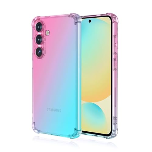 JIAFEI Hülle für Samsung Galaxy S24 FE 5G Gradient Color Handyhülle TPU Gradient Dünn Schutzhülle Anti-Fall Handytasche Handy Case Kompatibel mit Samsung Galaxy S24 FE 5G, Rosa/Grün JIAFEI Hülle für Samsung Galaxy S24 FE 5G Gradient Color Handyhülle TPU Gradient Dünn Schutzhülle Anti-Fall Handytasche Handy Case Kompatibel mit Samsung Galaxy S24 FE 5G, Rosa/Grün von JIAFEI