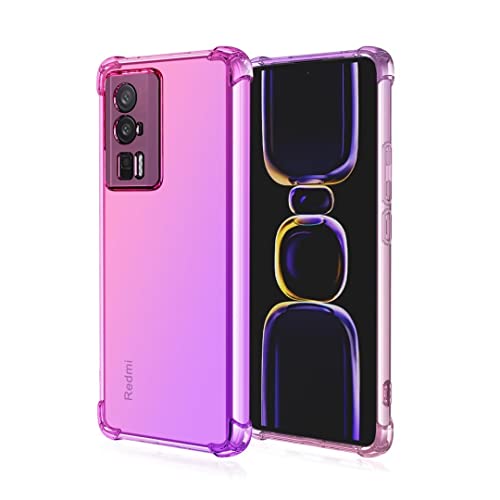 JIAFEI Hülle für Xiaomi Poco F5 Pro Gradient Color Handyhülle TPU Gradient Dünn Schutzhülle Anti-Fall Handytasche Handy Case Kompatibel mit Xiaomi Poco F5 Pro, Rosa/Violett JIAFEI Hülle für Xiaomi Poco F5 Pro Gradient Color Handyhülle TPU Gradient Dünn Schutzhülle Anti-Fall Handytasche Handy Case Kompatibel mit Xiaomi Poco F5 Pro, Rosa/Violett von JIAFEI
