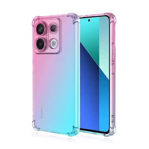 JIAFEI Hülle für Xiaomi Poco M6 Pro Gradient Color Handyhülle TPU Gradient Dünn Schutzhülle Anti-Fall Handytasche Handy Case Kompatibel mit Xiaomi Poco M6 Pro, Rosa/Grün JIAFEI Hülle für Xiaomi Poco M6 Pro Gradient Color Handyhülle TPU Gradient Dünn Schutzhülle Anti-Fall Handytasche Handy Case Kompatibel mit Xiaomi Poco M6 Pro, Rosa/Grün von JIAFEI