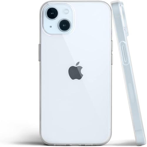 JIAMU Hülle für iPhone 15Pro Max, Transparente Handyhülle Anti-Rutsch Kratzfest, Hochtransparent Stoßfest Schutzhülle (Durchsichtig) (15Pro Max) von JIAMUXIQUE