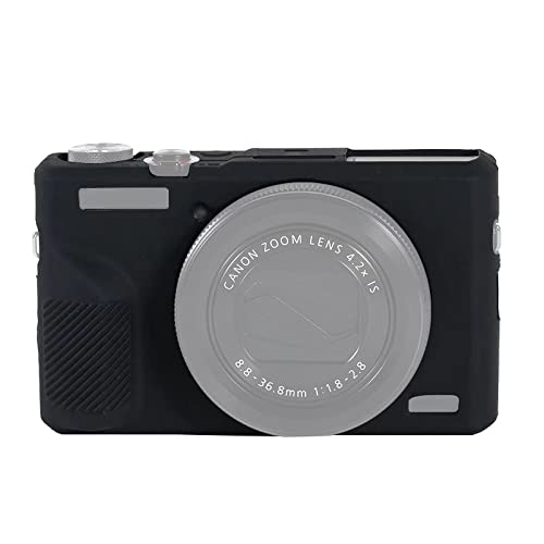 JIANGSHOUJIESPA Kamera-Schutzkoffer-Tasche Weiche Silikonschutzkoffer für Canon PowerShot G7 X Mark III / G7X III / G7X3 JIANGSHOUJIESPA Kamera-Schutzkoffer-Tasche Weiche Silikonschutzkoffer für Canon PowerShot G7 X Mark III / G7X III / G7X3 von JIANGSHOUJIESPA