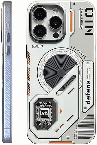 JIAONASHIJIA Kompatibel mit MagSafe iPhone 12 Pro Hülle. Stoßfest und fallgeschützt. Integrierte Airbag. Mecha Design. Starker Magnet. Schlanke Passform. Weiß JIAONASHIJIA Kompatibel mit MagSafe iPhone 12 Pro Hülle. Stoßfest und fallgeschützt. Integrierte Airbag. Mecha Design. Starker Magnet. Schlanke Passform. Weiß von JIAONASHIJIA