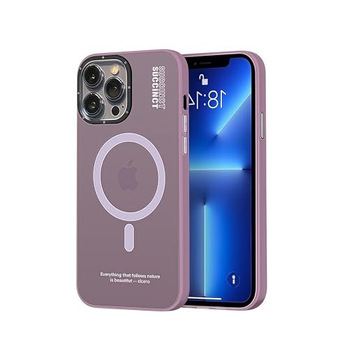 JIAONASHIJIA Kompatibel mit MagSafe iPhone 13 Pro Hülle, stoßfest und fallgeschützt. Hautfreundliche TPU-Oberfläche. Minimalistisches Design. Starker Magnet. Schlanke Passform. Rosa JIAONASHIJIA Kompatibel mit MagSafe iPhone 13 Pro Hülle, stoßfest und fallgeschützt. Hautfreundliche TPU-Oberfläche. Minimalistisches Design. Starker Magnet. Schlanke Passform. Rosa von JIAONASHIJIA