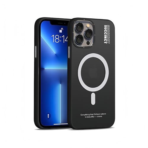 JIAONASHIJIA Kompatibel mit MagSafe iPhone 16 Pro Hülle, stoßfest und fallgeschützt. Hautfreundliche TPU-Oberfläche. Minimalistisches Design. Starker Magnet. Schlanke Passform. Schwarz JIAONASHIJIA Kompatibel mit MagSafe iPhone 16 Pro Hülle, stoßfest und fallgeschützt. Hautfreundliche TPU-Oberfläche. Minimalistisches Design. Starker Magnet. Schlanke Passform. Schwarz von JIAONASHIJIA