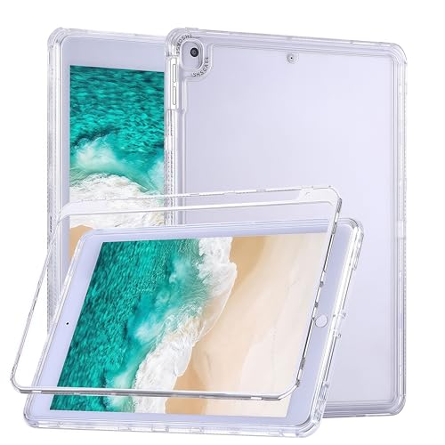 JIAONASHJIA Ultra-Dünne Hülle für iPad mini 4/5 7.9"(2015/2019)–Transparente Stoßfeste Schutzhülle mit Airbag-Ecken, Leichtes TPU+PU Case, Kratzfest & Schmutzabweisend.Weiß von JIAONASHIJIA