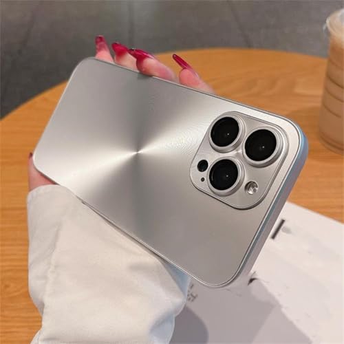 JIASHM Für iPhone 11 Pro Luxusmuster Matte Soft Bumper Stoßfeste Panzerung Hard Cover (Für iPhone 11 Pro/Silber) von JIASHM