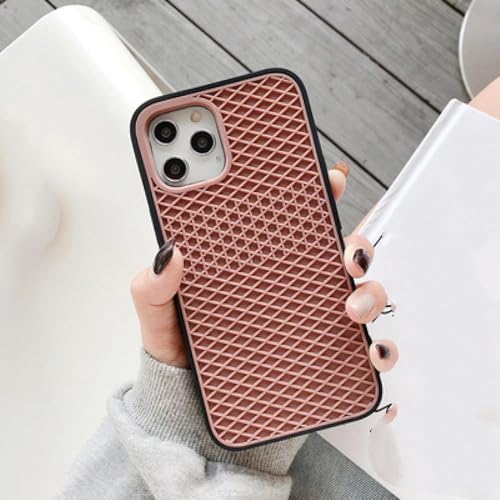 JIASHM Für iPhone 11Pro Handyhülle Silikon Back-Vans-Case Cover (Für iPhone 11Pro/Braun Schwarz) von JIASHM