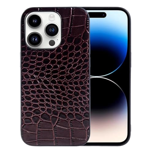 JIASHM Für iPhone 12 Lederhülle Handyhülle Rückseite (Für iPhone 12/Coffee3604) von JIASHM