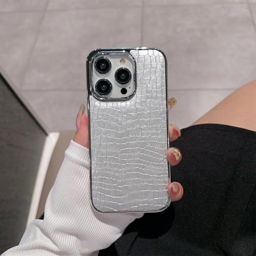 JIASHM Für iPhone 13 Pro Luxus-Leder-Handyhüllen mit glänzender Beschichtung, stoßfest (für iPhone 13 Pro/Splitter) von JIASHM