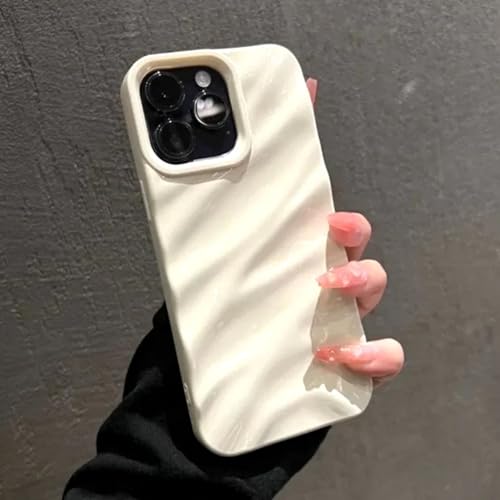 JIASHM Für iPhone 13Pro Max Muster-Telefonhülle Stoßfeste Stoßstangenabdeckung (Für iPhone 13Pro Max/Beige) von JIASHM