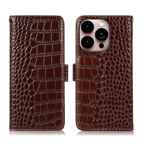 JIASHM Für iPhone XR Leder Flip Case Magnetische Brieftasche Kartenfächer All-Inclusive-Abdeckung (Für iPhone XR/Braun) von JIASHM