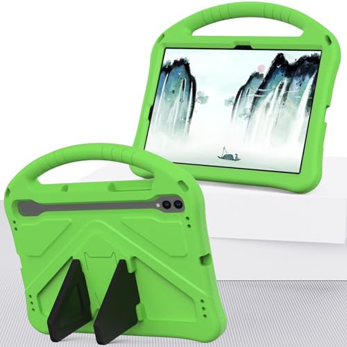 Tablet-Abdeckung kompatibel mit Samsung Galaxy Tab S10 FE 27,9 cm (11 Zoll) / S9 FE 27,9 cm (11 Zoll), stoßfeste Hülle, leichte EVA-Hülle mit verstellbarem Riemen, Schutzhülle für von JIAWEIG