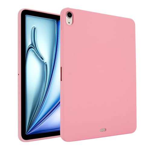 Tablet-Schutzhülle, kompatibel mit Honor Pad X8a 27,9 cm (11 Zoll), 2024, weiches Design, mattes TPU, schlanke, stoßfeste Schutzhülle, schmale Passform, leicht, Silikon, Smart Cover für Tablet (Pink von JIAWEIG
