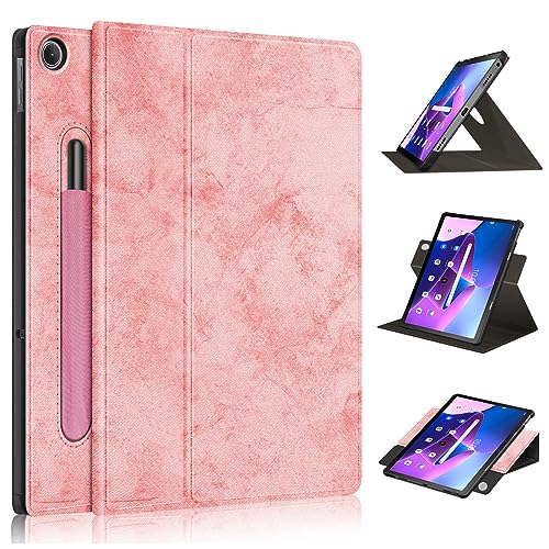 Tablet-Schutzhülle, kompatibel mit Lenovo Tab M10 Plus 2022 10,6 Zoll TB-125F/128F, stoßfest, Smart-Tablet-Hülle, 360° Betrachtungswinkel, Ständer, Folio, harte PC-Rückseite, mit automatischer von JIAWEIG
