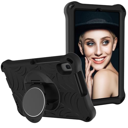 Tablet-Schutzhülle, kompatibel mit Samsung Galaxy Tab A 8.4 SM-T307/T307U 2020, leicht, stoßfest, Schutzhülle mit Griff, Ständer, Anti-Rutsch-Hülle für Tablet (schwarz) von JIAWEIG