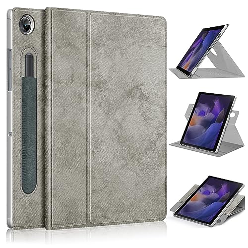 Tablet-Schutzhülle, kompatibel mit Samsung Galaxy Tab A8 26,7 cm (10,5 Zoll) SM-X200/X205, stoßfest, Smart-Tablet-Hülle, 360° Betrachtungswinkel, Ständer, Folio, harte PC-Rückseite, Schutzhülle mit von JIAWEIG