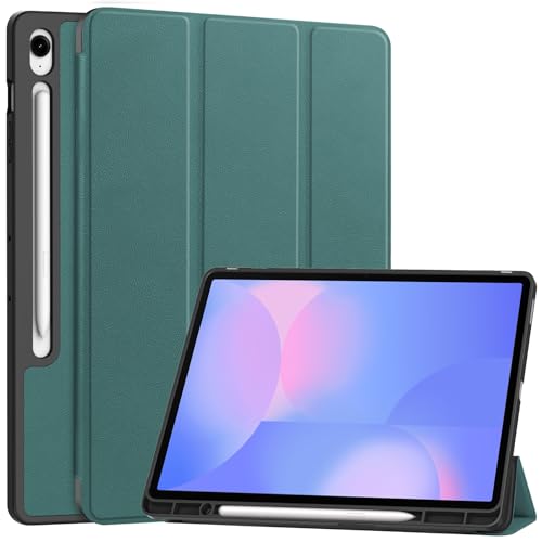 Tablet-Schutzhülle, kompatibel mit Samsung Galaxy Tab S10 FE+ / S10 FE Plus 13,3 Zoll X620 / X626B, schlanke Schutzhülle, automatische Schlafmodus, weiche TPU-Schutzhülle mit Stifthalter Tablet-Schutzhülle, kompatibel mit Samsung Galaxy Tab S10 FE+ / S10 FE Plus 13,3 Zoll X620 / X626B, schlanke Schutzhülle, automatische Schlafmodus, weiche TPU-Schutzhülle mit Stifthalter von JIAWEIG