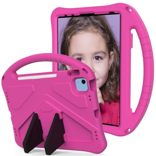 Tablet-Schutzhülle, kompatibel mit iPad 10. Generation 27,7 cm (10 Zoll), 2022, leicht, EVA-Tablet-Hülle mit verstellbarem Riemen, stoßfestem Griff und Ständer für Kinder, tragbarer Schutz von JIAWEIG