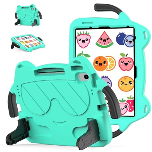 Tablet-Schutzhülle, kompatibel mit iPad 10. Generation 27,7 cm (11 Zoll), 2022, leicht, EVA, stoßfest, kinderfreundlich, mit Griff, Ständer, verdickt, Cornor Impact Tablet-Schutzhülle für Tab von JIAWEIG