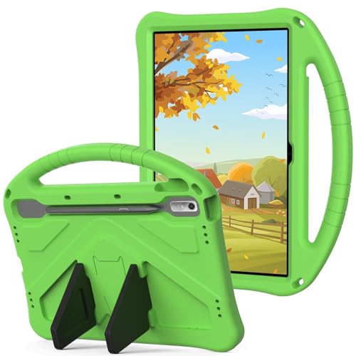 Tablet-Schutzhülle, leicht, stoßfest, kinderfreundlich, kompatibel mit NEC Lavie Tab T11 29,2 cm (11,5 Zoll), 29,2 cm (11,5 Zoll), 75FAS (2025), mit Griff, Ständer, verdickter Eckenschutz von JIAWEIG
