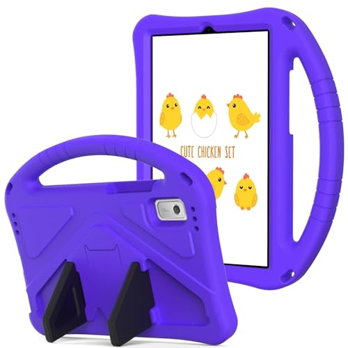 Tablet-Schutzhülle, leicht, stoßfest, kinderfreundlich, kompatibel mit NEC Lavie Tab T9 9 Zoll (2024), mit Griff, Ständer, verdickter Eckenschutz, Tablet-Abdeckung und Schultergurt, für Tablet (P von JIAWEIG