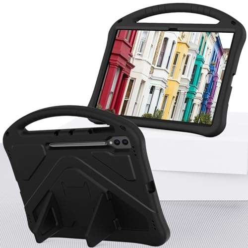 Tablet-Schutzhülle, leicht, stoßfest, kinderfreundlich, kompatibel mit Samsung Galaxy Tab S10 Ultra 14,6 Zoll 2024 SM-X920, mit Griff, Ständer, verdickter Eckenschutz, Tablet-Schutzhülle f Tablet-Schutzhülle, leicht, stoßfest, kinderfreundlich, kompatibel mit Samsung Galaxy Tab S10 Ultra 14,6 Zoll 2024 SM-X920, mit Griff, Ständer, verdickter Eckenschutz, Tablet-Schutzhülle f von JIAWEIG