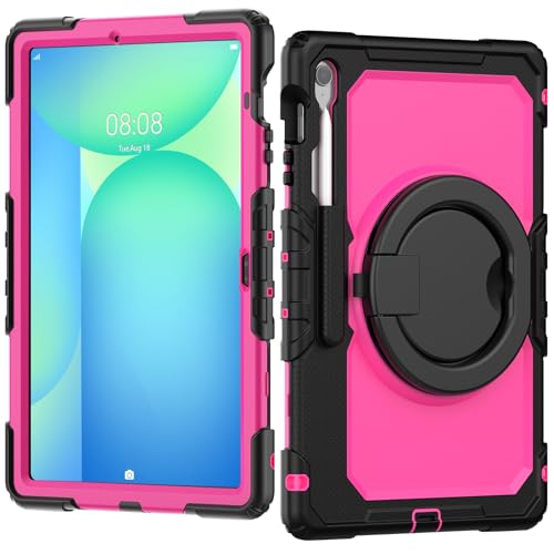 Tablet-Schutzhülle, strapazierfähig, stoßfest, TPU, kompatibel mit Samsung Galaxy Tab S10 FE Plus 13,3 Zoll SM-X620/X626B 2025, Kinderhülle, 360 Grad drehbarer Griff, Standhalterung, mit Tablet-Schutzhülle, strapazierfähig, stoßfest, TPU, kompatibel mit Samsung Galaxy Tab S10 FE Plus 13,3 Zoll SM-X620/X626B 2025, Kinderhülle, 360 Grad drehbarer Griff, Standhalterung, mit von JIAWEIG