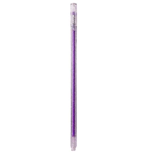 DIY Glitzer-Gelstift, 8 Farben Set Glitzer-Marker Mehrfarbig Treibsand Gel-Stift, DIY Grußkarte Einladung Gel-Leuchtstift (lila) von JIAWEIIY