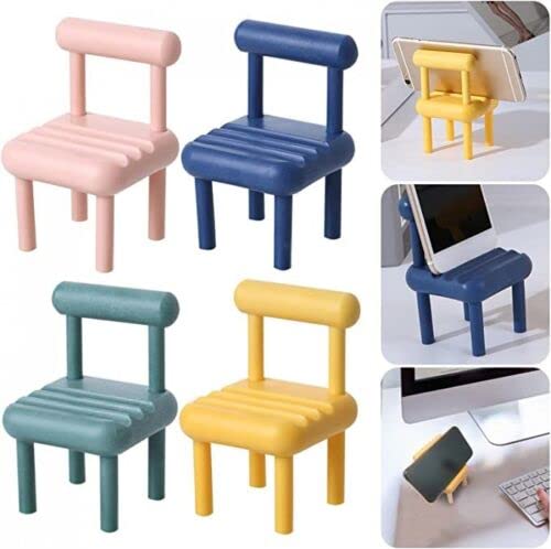 JIAWEIIY Niedlicher Mini-Stuhl-Form Handy-Ständer, kleiner Stuhl Handy-Halter (A) von JIAWEIIY