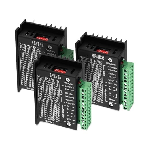 Werkzeug Kompatibel mit Schrittmotortreiber TB6600 Upgrade Kompatibel mit Nema 23 Kompatibel mit Nema17 4A DC9-42V Für Kompatibel mit Nema23-Motor CNC-Router-Controller für 3D-Druckerteil von JIAZWU