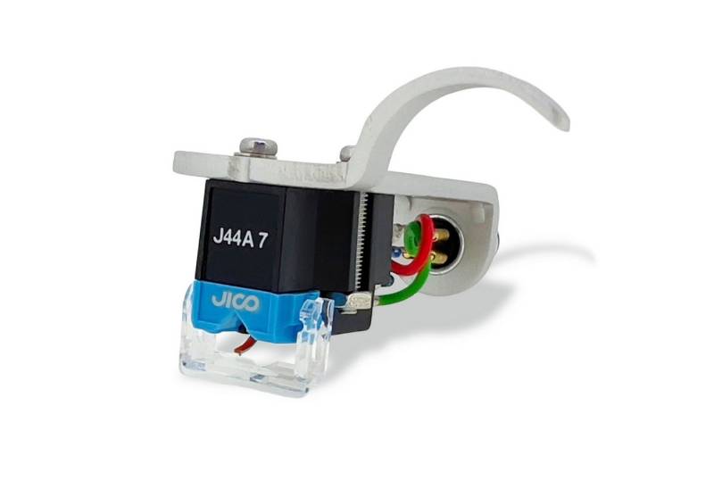 JICO Tonabnehmer, (Tonabnehmer-Systeme, Concorde Single), OMNIA J44A 7 IMP DJ SD, Pre-mounted on headshell, silver - Concorde von JICO