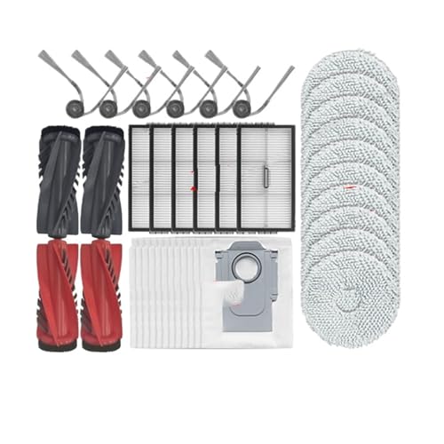 36PCS Kompatibel For Roborock Saros 10R / G20s Ultra Ersatzteile Vakuum Wichtigsten Seite Pinsel HEPA-Filter Mopp Pads Staub Tasche 36PCS Kompatibel For Roborock Saros 10R / G20s Ultra Ersatzteile Vakuum Wichtigsten Seite Pinsel HEPA-Filter Mopp Pads Staub Tasche von JIDNYAFE