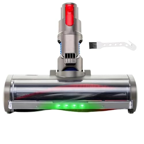 Bürste Kompatibel For Dyson V7 V8 V10 V11 V15 Staubsauger, Bodenbürstenkopf Mit Grünen LED-Leuchten For Teppiche Und Hartböden Bürste Kompatibel For Dyson V7 V8 V10 V11 V15 Staubsauger, Bodenbürstenkopf Mit Grünen LED-Leuchten For Teppiche Und Hartböden von JIDNYAFE