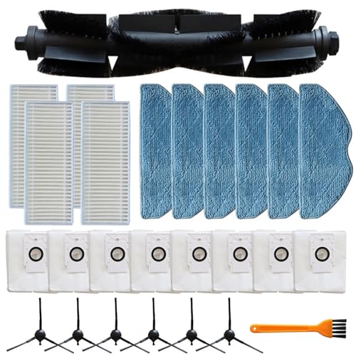 Hauptbürstenfilter, Wischmopp, Staubbeutel, Roboter-Staubsauger, Ersatzteile, Zubehör-Set, Kompatibel Mit EZVIZ RE4 Plus/RE5 Plus, Teilezugang(B) von JIDNYAFE