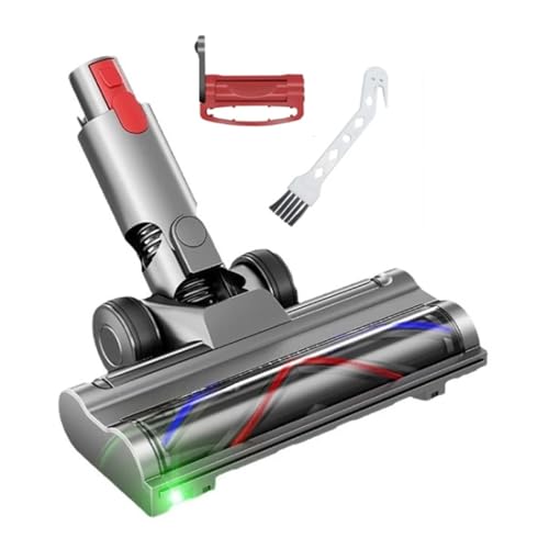 Kompatibel Mit Dyson V7 V8 V10 V11 V15 Staubsaugeraufsatz, V-förmiger Borstenrollenbürstenkopf Mit LED-Staublichtern, Schalterverriegelungssatz Kompatibel Mit Dyson V7 V8 V10 V11 V15 Staubsaugeraufsatz, V-förmiger Borstenrollenbürstenkopf Mit LED-Staublichtern, Schalterverriegelungssatz von JIDNYAFE