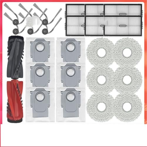 Kompatibel Mit Roborock Saros 10R / G20S Ultra Hauptseitenbürste Hepa-Filter Mopptuch Staubbeutel Roboter-Staubsauger Ersatzteile-Kit Kompatibel Mit Roborock Saros 10R / G20S Ultra Hauptseitenbürste Hepa-Filter Mopptuch Staubbeutel Roboter-Staubsauger Ersatzteile-Kit von JIDNYAFE