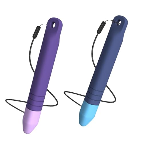 JIEBWCHA 2Packs Silikon Touchscreen Stift, Kinderstift Für Tablet, Stift Für Tablet Kids Stylu Pen, Telefonstifte Für Touchscreen, Computerstift Touch Pen, Lernspiele Ab4 Jahren Stylu Touch Pen,10cm von JIEBWCHA