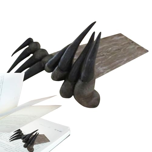 JIEBWCHA Creepy Hand Lesezeichen, Dämon Hand Harz Lesezeichen, Devil's Hand Lesezeichen, Devils Hand Lesezeichen, Teufelshand Lesezeichen, ThrillerDevil Hand Lesezeichen von JIEBWCHA