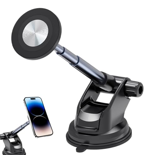 JIEBWCHA Saugnapfbecher -Telefonhalter für Auto, Magnetauto Navigation Support Halter - Drehung des Smartphone -Smartphone -Smartphones für Automobile | Versenkbares Autohandyhalter für LKWs, von JIEBWCHA