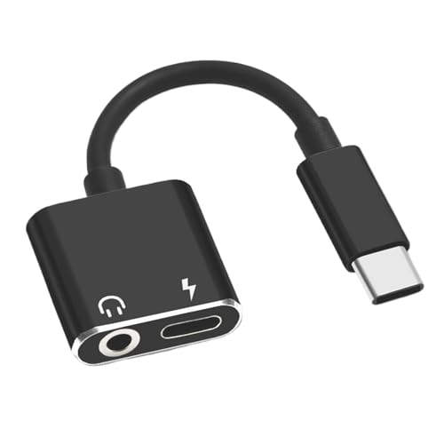 JIEBWCHA USB C auf 3,5 mm Adapter, Typ C auf Klinke Dongle Adapter mit PD Schnellladung – Tablet-Ladegerät-Adapter für Kinder, Erwachsene, Freunde, Familie JIEBWCHA USB C auf 3,5 mm Adapter, Typ C auf Klinke Dongle Adapter mit PD Schnellladung – Tablet-Ladegerät-Adapter für Kinder, Erwachsene, Freunde, Familie von JIEBWCHA