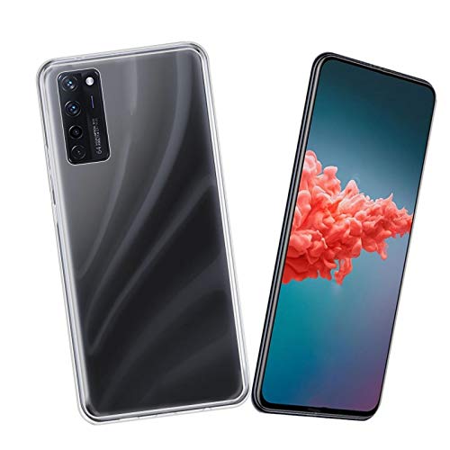 JIENI Hülle Für ZTE Axon 20 5G (6.92") Cover, Weiche Silikon Handyhülle, Schutzhülle Karikatur Anti-Scratch Handytasche Bumper, Transparent TPU Case Für ZTE Axon 20 5G Schale - Clear von JIENI