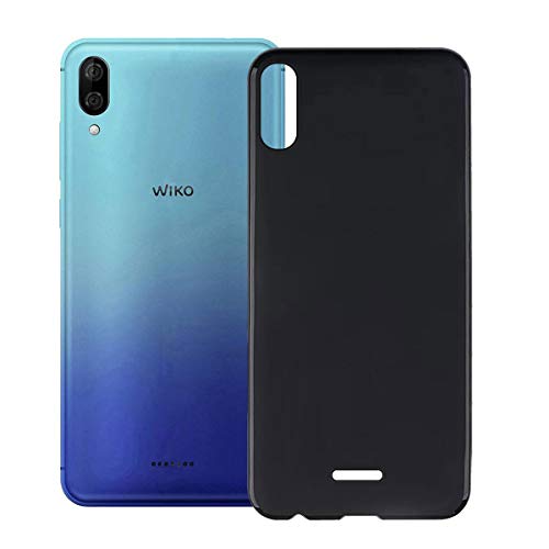 JIENI Hülle für Wiko Y80,Weich Silikon Schwarz Flexibel Schutzhülle Stoßkasten Handyhülle Case Bumper Handytasche TPU Schale Tasche Cover für Wiko Y80 (5.99") von JIENI