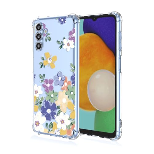 JIEZUIMEI Ferilinso für Samsung Galaxy A35 5G Hülle [Transparent Silikon Handy Hüllen] [Stoßfest Kratzfest ] [Shock Absorption Schutzhülle] A64 von JIEZUIMEI