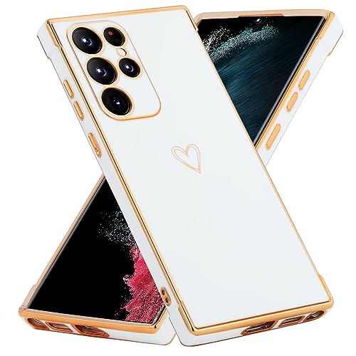 JIEZUIMEI Handyhülle für iPhone 15 MAX Hülle, Weich TPU Silikon Schutzhülle Ultra Dünn Case Stoßfeste Hülle Cute Herz Muster Mädchen Galvanisierte Kameraschutz Cover Weiß JIEZUIMEI Handyhülle für iPhone 15 MAX Hülle, Weich TPU Silikon Schutzhülle Ultra Dünn Case Stoßfeste Hülle Cute Herz Muster Mädchen Galvanisierte Kameraschutz Cover Weiß von JIEZUIMEI