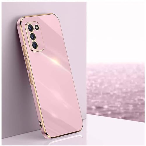 JIEZUIMEI Hülle für Samsung Galaxy S20 FE Handyhülle Original, Weiches TPU Silikon Galvanisierte Kameraschutz Hülle Weich TPU Silikon Schutzhülle Stoßfest Case Cover Violett von JIEZUIMEI