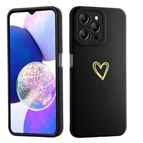 JIEZUIMEI Hülle für iPhone 16 PRO MAX,Ultradünn Silikon Handyhülle mit Herz Motiv Hülle für Mädchen Stoßfest Kratzfeste Schutzhülle Case Cover, für iPhone 16 PRO MAX schwarz JIEZUIMEI Hülle für iPhone 16 PRO MAX,Ultradünn Silikon Handyhülle mit Herz Motiv Hülle für Mädchen Stoßfest Kratzfeste Schutzhülle Case Cover, für iPhone 16 PRO MAX schwarz von JIEZUIMEI