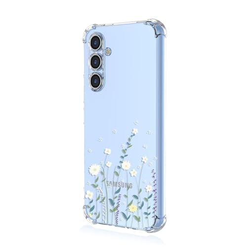 JIEZUIMEI für Samsung Galaxy A34 5G Süße Cartoon Muster Mode Ultra Dünn Hülle [Transparent Silikon Handy Hüllen] [Stoßfest Kratzfest ] [Shock Absorption Schutzhülle] A92 von JIEZUIMEI