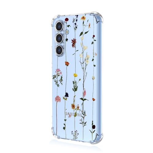 JIEZUIMEI für Samsung Galaxy A34 5G Süße Cartoon Muster Mode Ultra Dünn Hülle [Transparent Silikon Handy Hüllen] [Stoßfest Kratzfest ] [Shock Absorption Schutzhülle] A96 von JIEZUIMEI