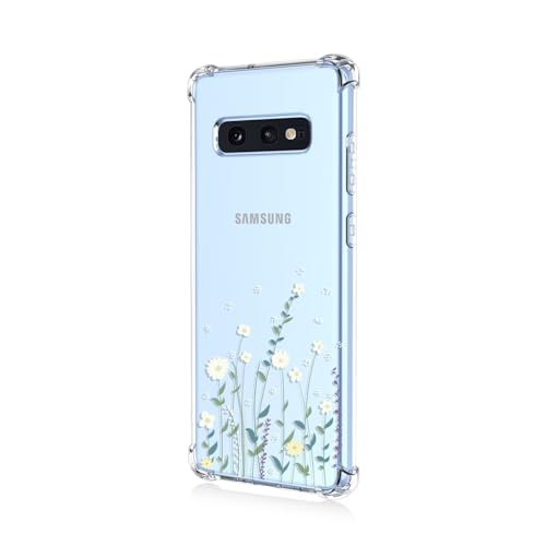 JIEZUIMEI für Samsung Galaxy S10e Süße Cartoon Muster Mode Ultra Dünn Hülle [Transparent Silikon Handy Hüllen] [Stoßfest Kratzfest ] [Shock Absorption Schutzhülle] A92 von JIEZUIMEI